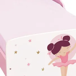 Funkhouse Kinderbett Ballerina 140 x 70 cm MDF weiß
