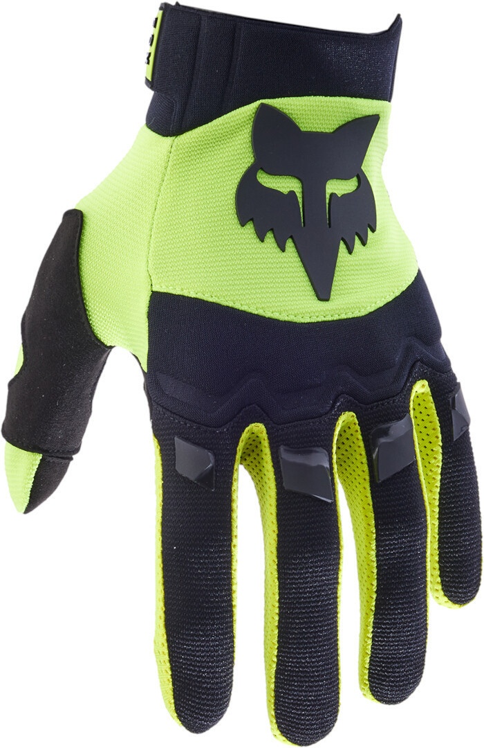 FOX Dirtpaw CE Motorcross handschoenen, zwart-geel, M