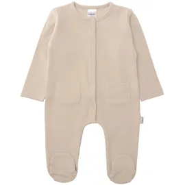 LILIPUT Overall LILIPUT, Mädchen, Gr. 56, EURO-Größen, blau (beige, blau), 95% Baumwolle, 5% Polyester, Rundhals, Overalls Overall, mit praktischen Druckknöpfen