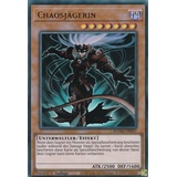 MAMA-DE051 - Chaosjägerin - Ultra Rare - Deutsch - 1. Auflage - im Set mit Ultrapro Toploader - Yugioh