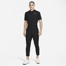 Nike NikeCourt Dri-FIT Tennis-Poloshirt für Herren - Schwarz, XL