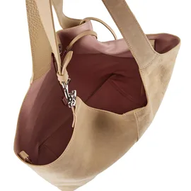 Coccinelle C-Easy Schultertasche Leder Beige/Rosa