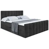 altdecor OTTA-Z 120 x 200 cm H4 Schwarz