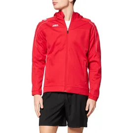 Jako Classico Kapuzenjacke rot S