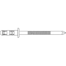 ede - sfs group PolyBulb Blindniete Alu/Stahl Flachrundkopf 4,8 x 11 mm
