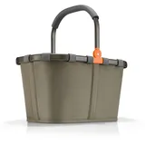 reisenthel carrybag Green Olive– Stabiler Einkaufskorb mit viel Stauraum und praktischer Innentasche – Elegantes und wasserabweisendes Design