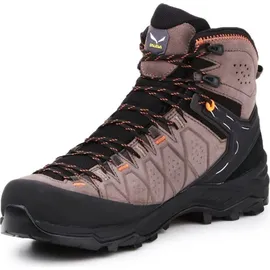 Salewa Alp Trainer Mid GTX Herren wallnut/fluo orange 42