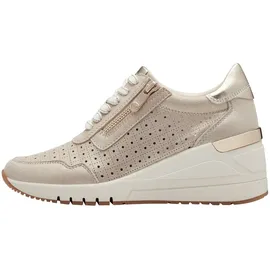 Marco Tozzi Sneaker Low Gold/Weiß Damen 41