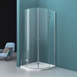 mai & mai Viertelkreis-Dusche mit Pendeltür 80 x 190 cm R02K