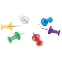 Magnetoplan Pinnnadeln, transparent farbig sortiert in Blister