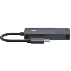 Rapoo USB-C Hub, USB-C auf USB-C grau