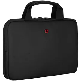 Wenger Guyde 14 Laptop-Hülle mit Tragegriffen, Notebook bis 14 Zoll, Aktentasche, 6 l, Damen Herren, Büro Business-Reisen Uni, Schwarz, 653179