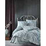 Yadetextil ZIRVEHOME Bettwäsche 155x220 cm. 2 teilig Set, Mint grün, Baumwolle, Bettbezug, Natur V1