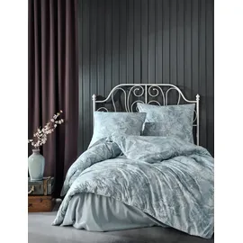 Yadetextil ZIRVEHOME Bettwäsche 155x220 cm. 2 teilig Set, Mint grün, Baumwolle, Bettbezug, Natur V1