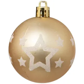 Atmosphera Weihnachtskugeln, Verschiedene Muster, Ø 6 cm,