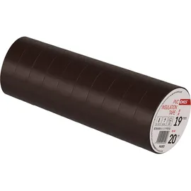 EMOS Isolierband 10er Pack 19 mm x 20 m Braun