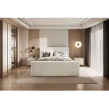 kaiser möbel Boxspringbett 200 x 200 cm H2 Beige