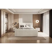 kaiser möbel Boxspringbett 200 x 200 cm H2 Beige