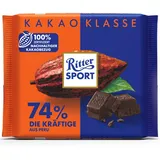 schokolade-tafel Ritter Sport Edelbitter Kakao Klasse die Kräftige aus Peru 100g