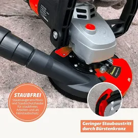 FANZTOOL Betonschleifer Betonfräse Set 125 mm