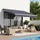 Vevor Gelenkarmmarkise 2,5 x 2 m grau