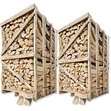 Buche Kaminholz 2 Boxen je 1,8 RM Brennholz 33cm Luftgetrocknet ofenfertig Heiz Holz Feuerholz Scheitholz Kaminfeuer Lagerfeuer Pizzaofen Ofen | Energie Kienbacher
