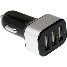 Logilink KFZ-Ladegerät 12-24 V 25,5 W 3x USB-A Schwarz