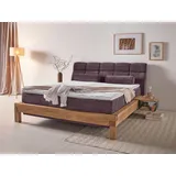 Home Affaire Boxspringbett »Villads«, Liegefläche: 180/200 cm, Inside-Boxspring-Unterbau, recycelte Stoffe lila