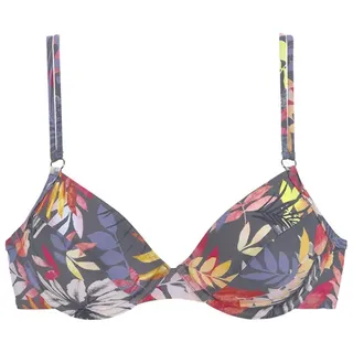 VIVANCE Bikini-Top Damen Grau/Mehrfarbig 40 Cup B