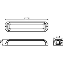 Hella Blitz-Kennleuchte 2x