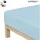 schlafgut Spannbettlaken Jersey 90 x 200 - 100 x 200 cm blau