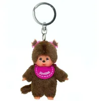 Sekiguchi Mädchen rosa Anhänger | 10 cm Monchhichi Sekiguchi