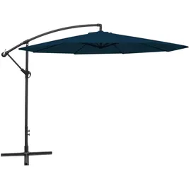 vidaXL Freiarm-Sonnenschirm Ø 350 cm blau
