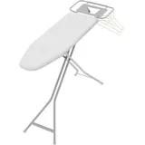 Bischof Colombo Bügelbrett Tropfen/Poseidon, Bügelfläche 114x36 cm, inkl. 3 Kleiderbügel silberfarben
