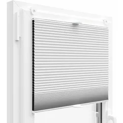 KS Handel 24 THERMO WABENPLISSEE 100% VERDUNKELND
FALTROLLO JALOUSIE (Weiss PM01, 25x100 cm)
