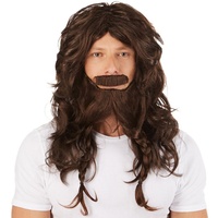 dressforfun Kostüm-Perücke Herrenperücke Wikinger, braun braun