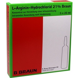 L-Arginin-Hydrochlorid 21% Elek.-Konz.inf.-Ls 100 ML