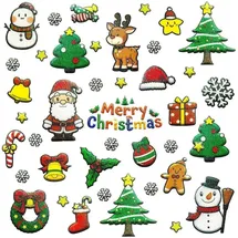 luxuskollektion 312 Weihnachtssticker Glitzer Selbstklebend