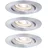 Paulmann Nova mini Coin 3er Set rund schwenkbar 3x4W Alu gedreht