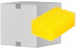Sito Insektenschwamm, soft, gelb 550950/40120 , 1 Karton = 100 Schwämme, Farbe: gelb