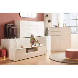 HBZ Sideboard 165 x 80 x 40 cm Weiß Hochglanz