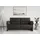 DOMO collection 2,5-Sitzer DOMO COLLECTION "Pina, schmale Armlehnen, mit Federkern, kompakt & elegant", grau, B:199cm H:95cm T:88cm, 100% Polyester, Sofas, Hoher Sitzkomfort, Luxus-Microfaser Lederoptik, grau, Breite 199 cm