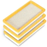 Vioks 3x Kärcher Staubsauger Filter 195x95 Ersatz für Kärcher 6.414-631.0 - Kärchеr Flachfaltenfilter Motorschutzfilter Staubsauger Kärchеr DS 6