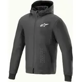 Alpinestars Radium Tech Hoodie, Textiljacke - Schwarz/Weiß - XL