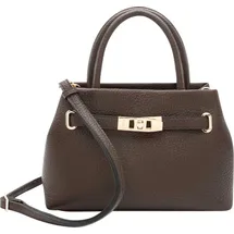 L.Credi Renate Schultertasche Polyurethan Brown