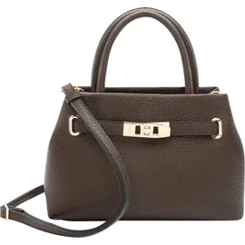 L.Credi Renate Schultertasche Polyurethan Brown