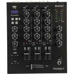 Omnitronic PM-322P DJ Mixer mit Bluetooth & MP3-Player