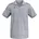 Poloshirt grau melange/schwarz S