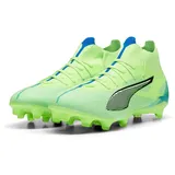 Puma Ultra 5 Match+ FG/AG Soccer Shoe, Fizzy apple/puma White-Bluemazing, 45 EU