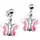 Scout Ohrstecker Schmetterlinge lila 262166100